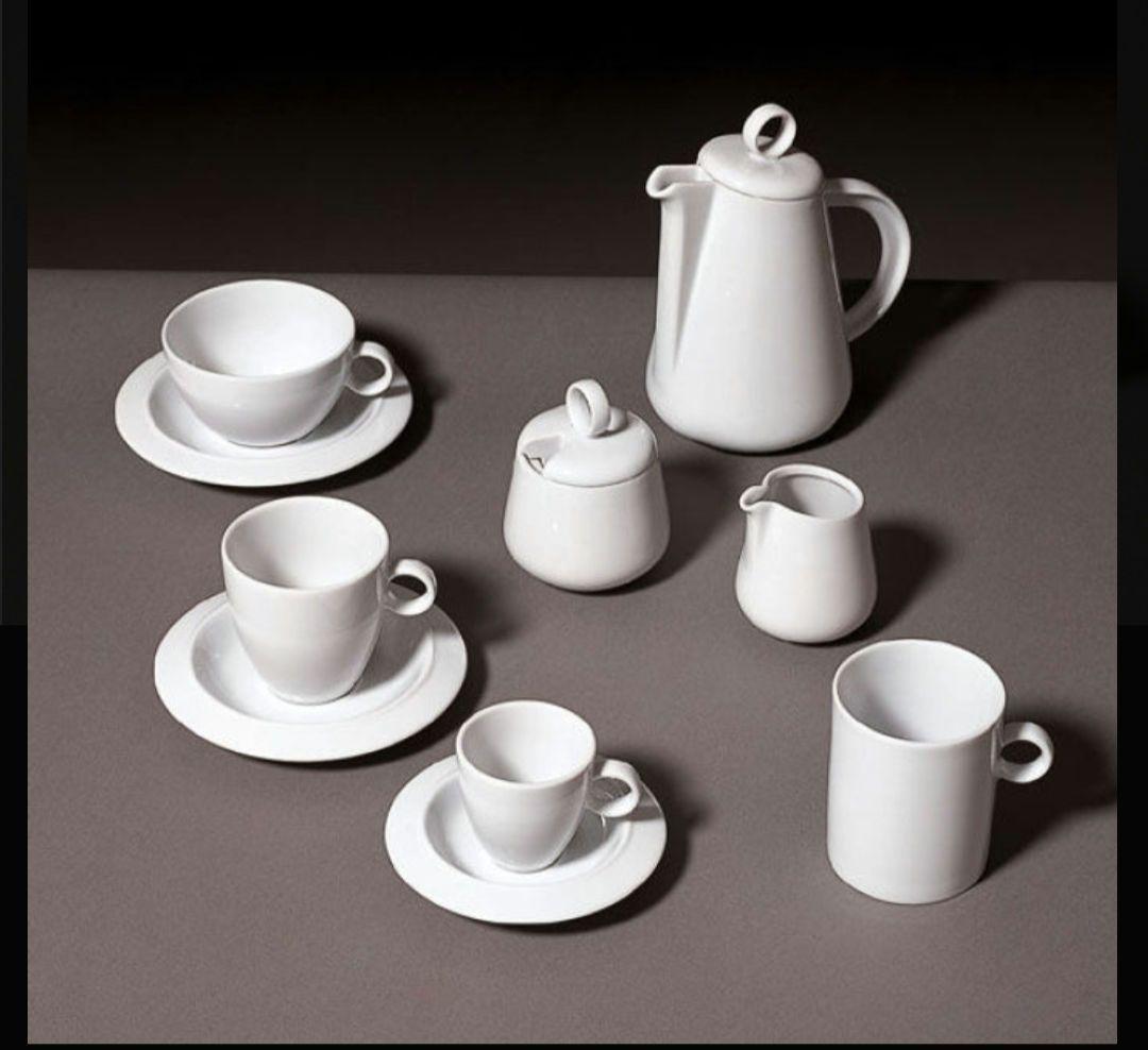 Alessi AC10SET BAVERO ティーカップ ポット 皿トレーセット