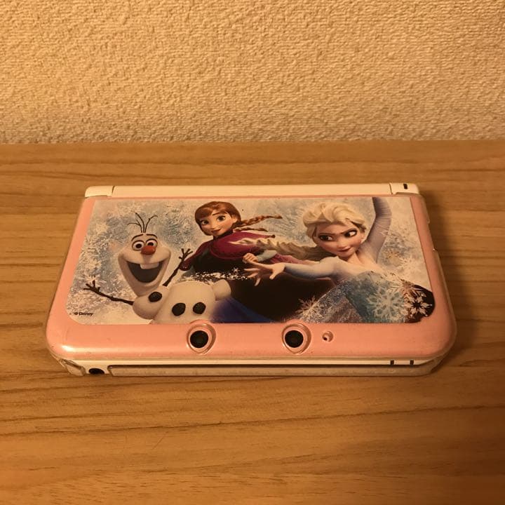 ニンテンドー3DS LL ピンク×ホワイト アナと雪の女王