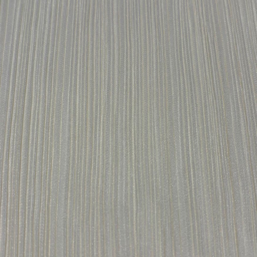 ＊未着用・極美品＊プリーツプリーズ ロングワンピース ハイネック アイボリー 4