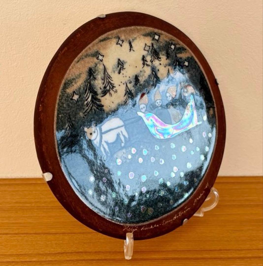 ARABIA アラビア ヘルヤ \"Matkalla Kotiin\" 陶板画