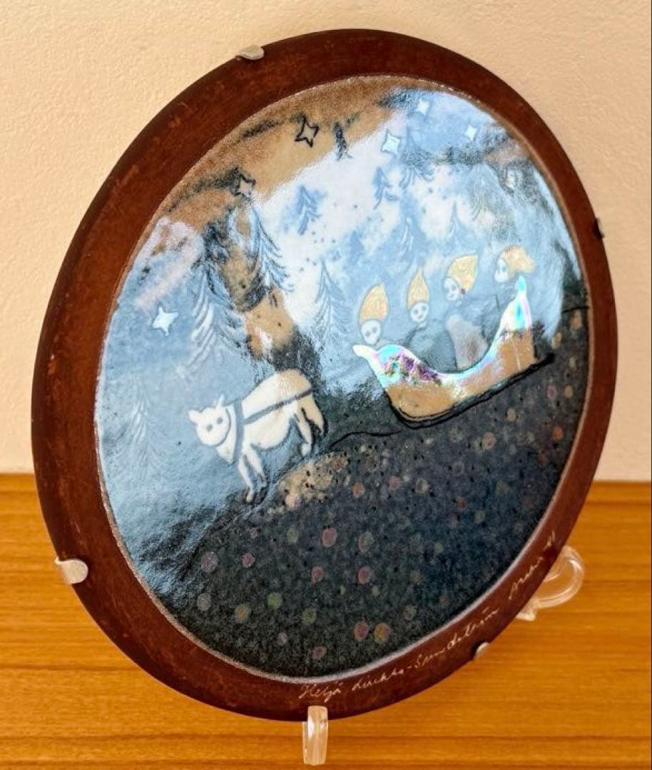 ARABIA アラビア ヘルヤ \"Matkalla Kotiin\" 陶板画