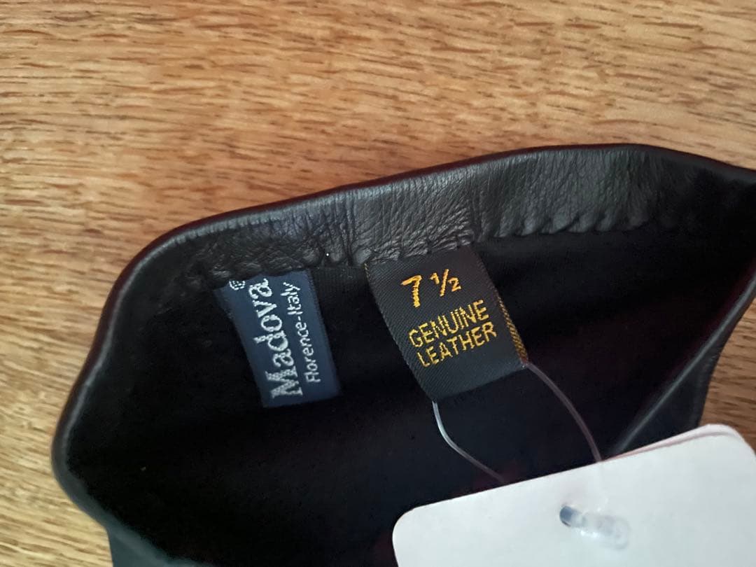 新品未使用　Madova マドヴァ レザーロンググローブ 手袋 イタリア製