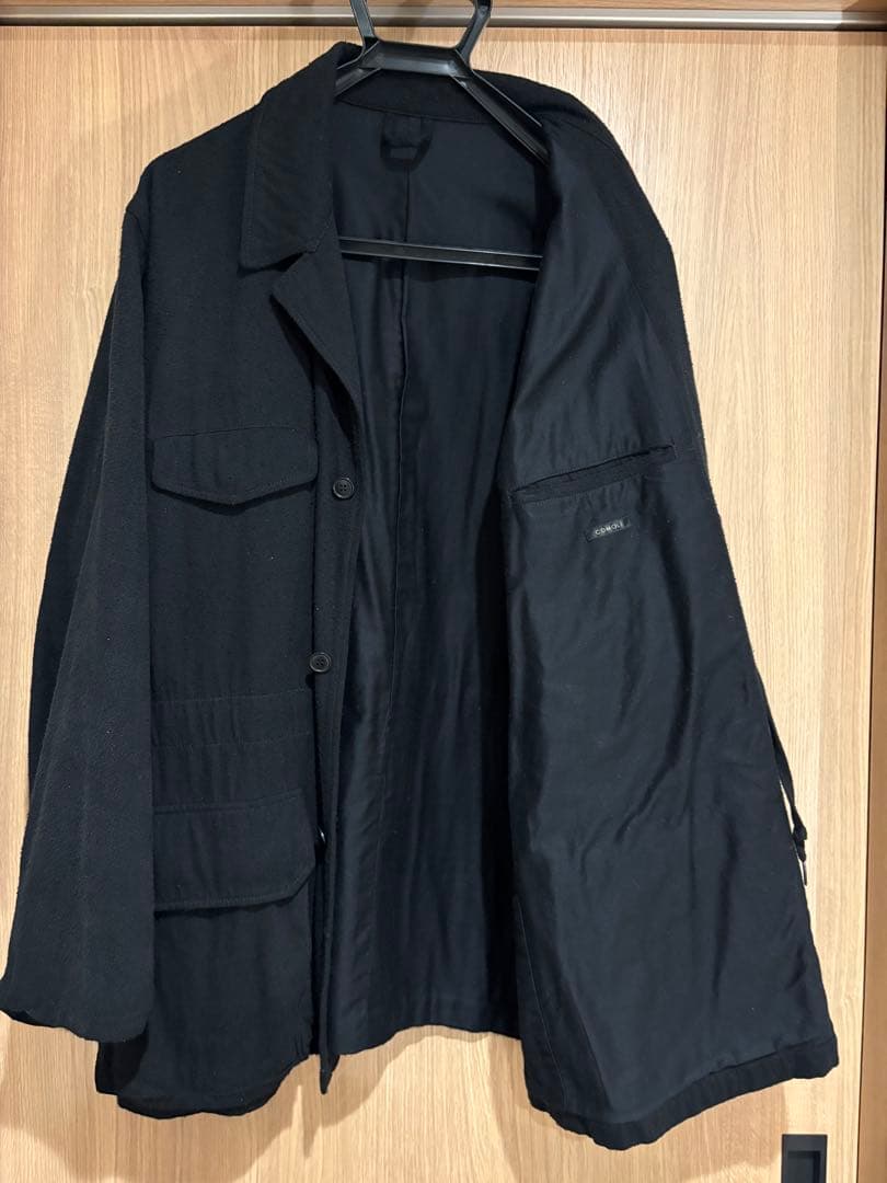COMOLI 24SS シルクネップミリタリージャケット