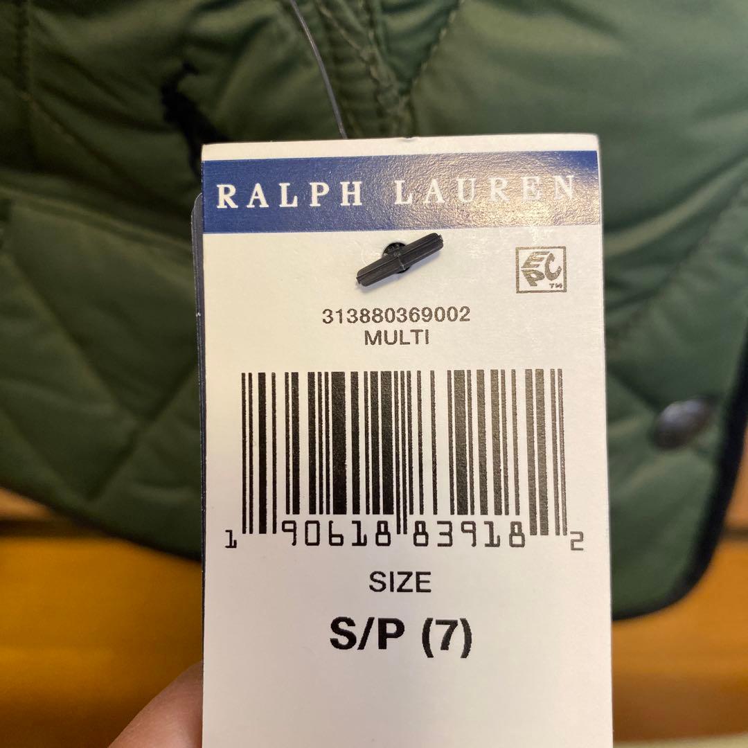 yu-popokiラルフローレン　キルティングリバーシブルロングジャケット