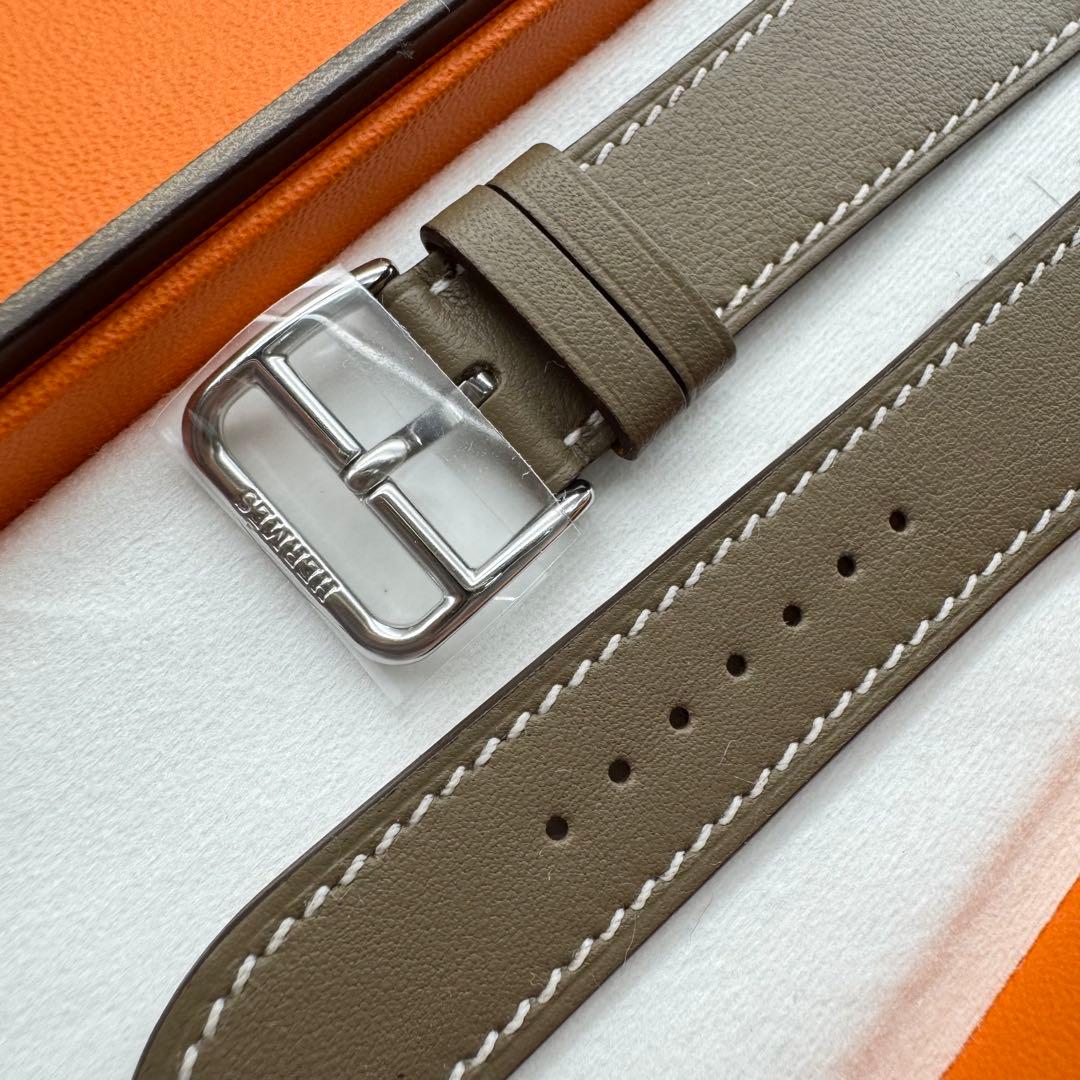 2787 未使用　Apple Watch エルメス　エトゥープ　レザーバンド