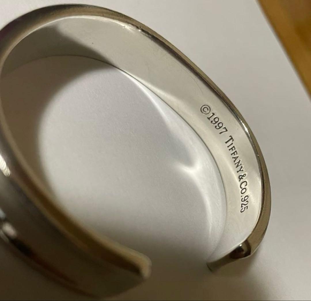 ティファニー TIFFANY&Co. 1837 刻印925シルバーバングル