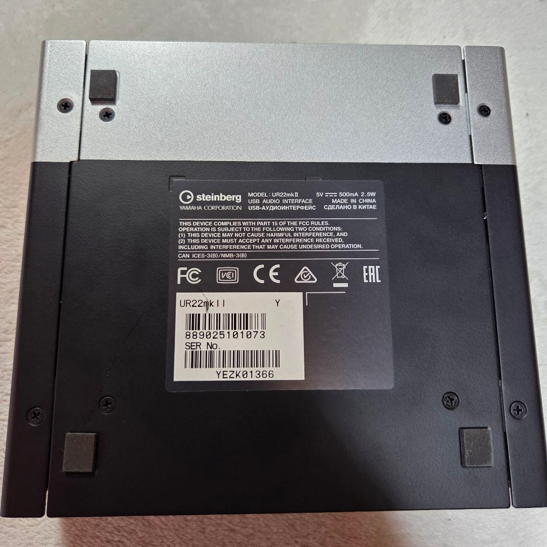 steinberg UR22 mkⅡ オーディオインターフェース USBケーブル