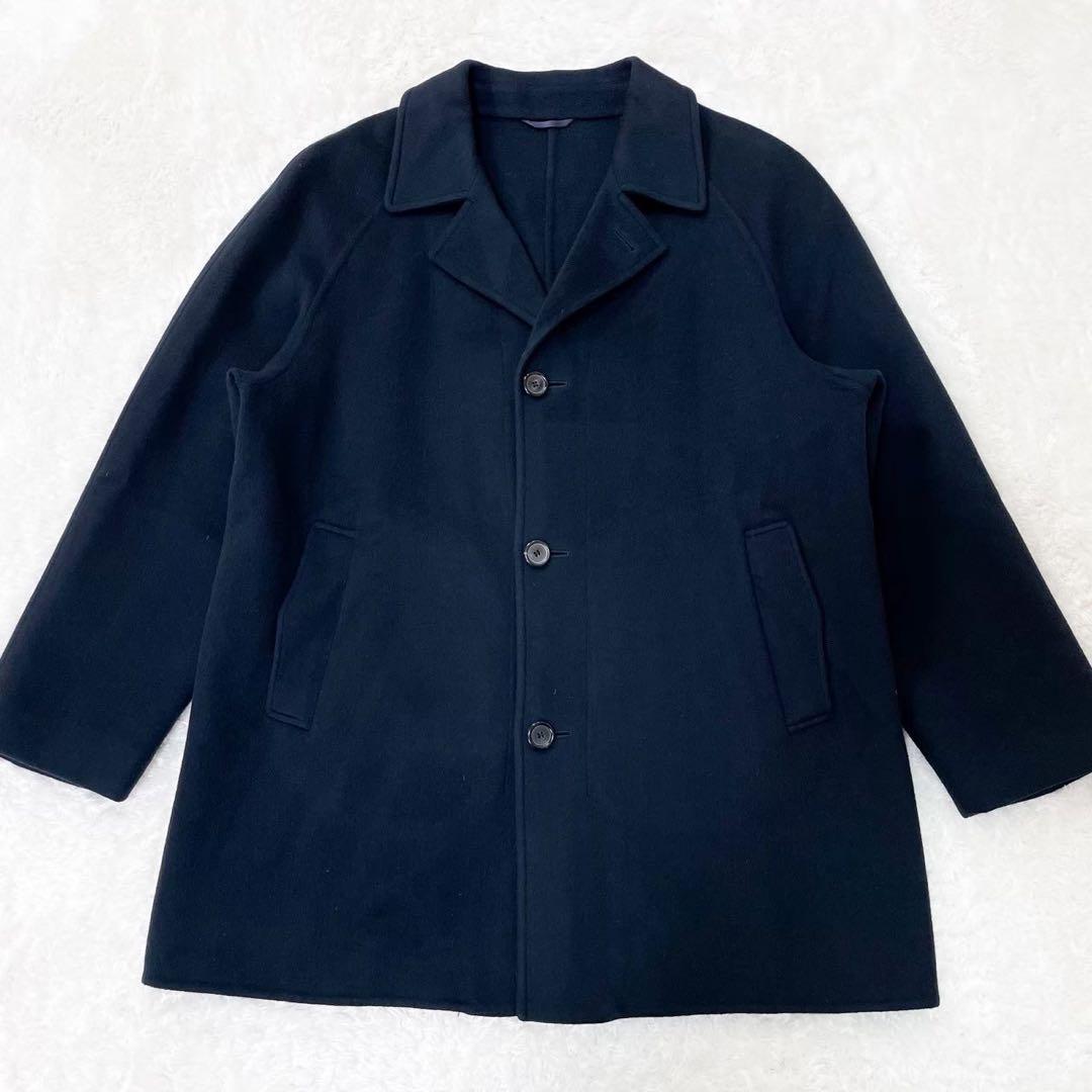 極美品 HERNO ヘルノ カシミヤ100% チェスターコート XL