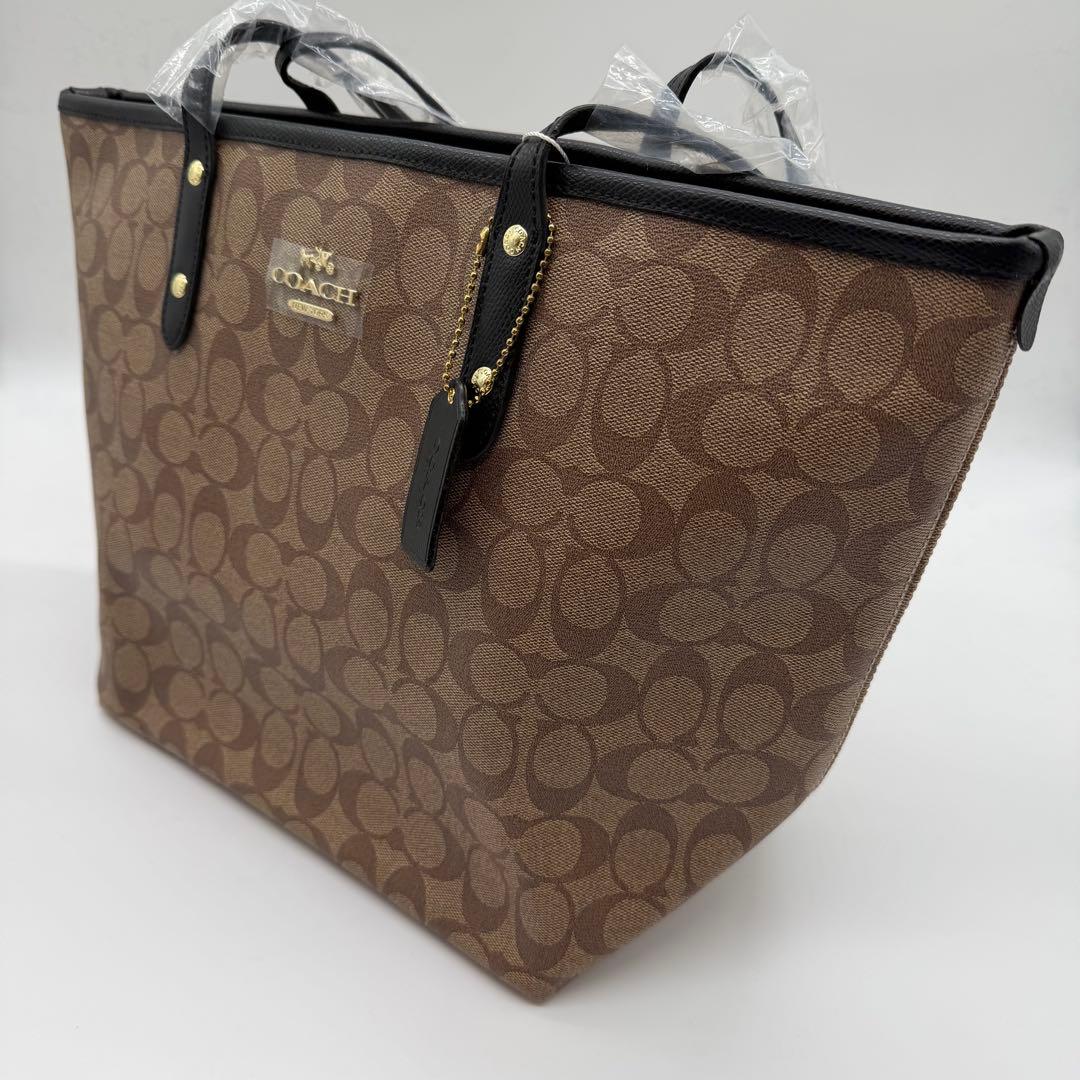 【新品未使用✨】COACH tote bag y2k A4 signature