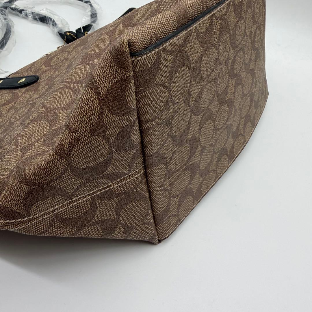 【新品未使用✨】COACH tote bag y2k A4 signature
