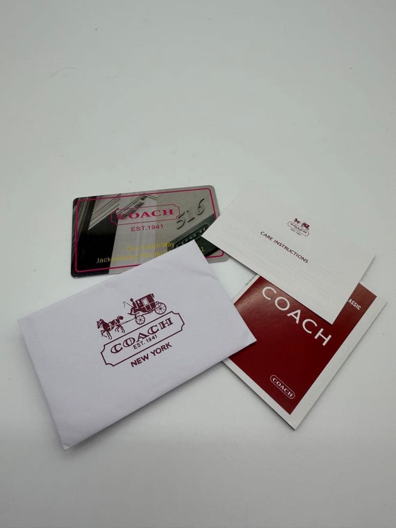 【新品未使用✨】COACH tote bag y2k A4 signature