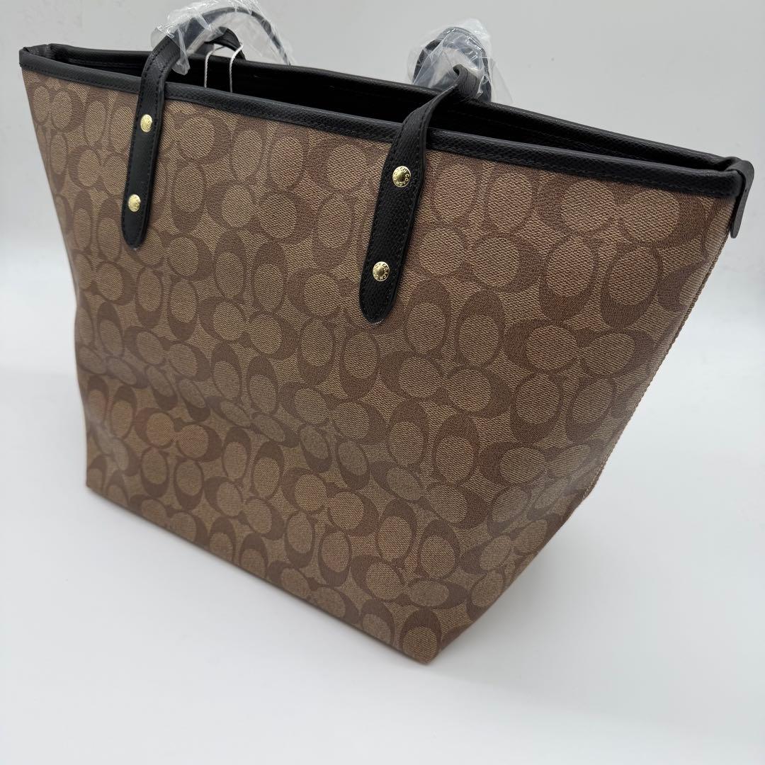 【新品未使用✨】COACH tote bag y2k A4 signature