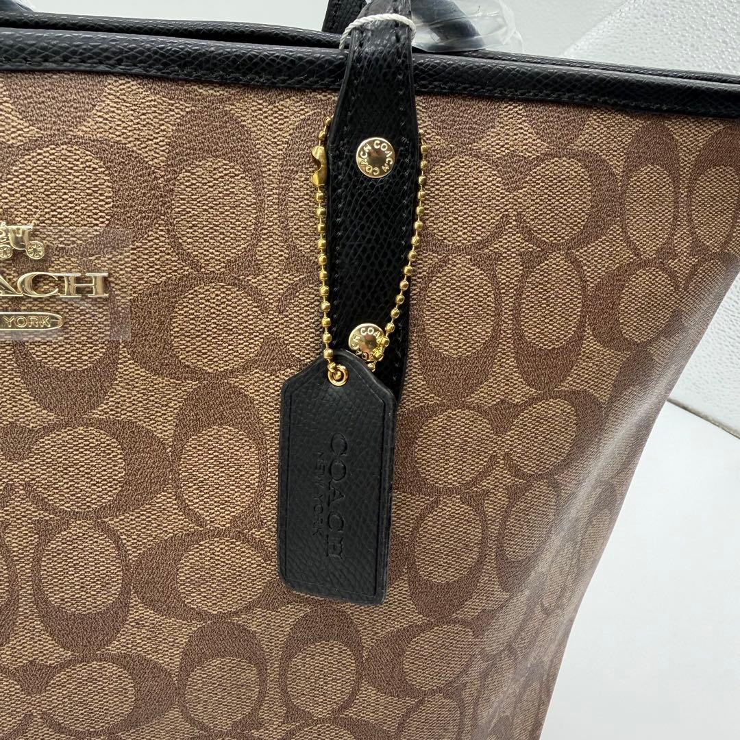 【新品未使用✨】COACH tote bag y2k A4 signature