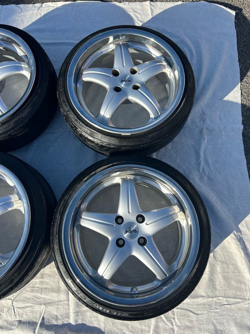 ANTERA タイヤホイールセット 7.5J 16インチ ET35 PCD100