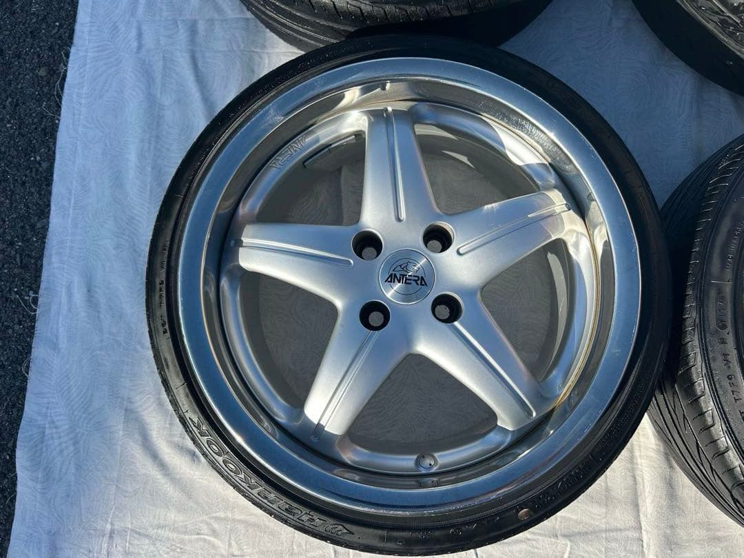 ANTERA タイヤホイールセット 7.5J 16インチ ET35 PCD100