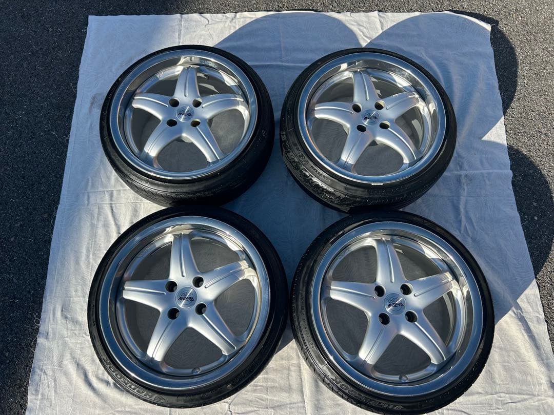 ANTERA タイヤホイールセット 7.5J 16インチ ET35 PCD100