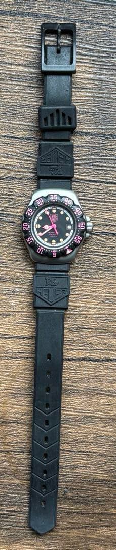 美品 TAG HEUER 377.508 タグホイヤー ピンクプロフェッショナル