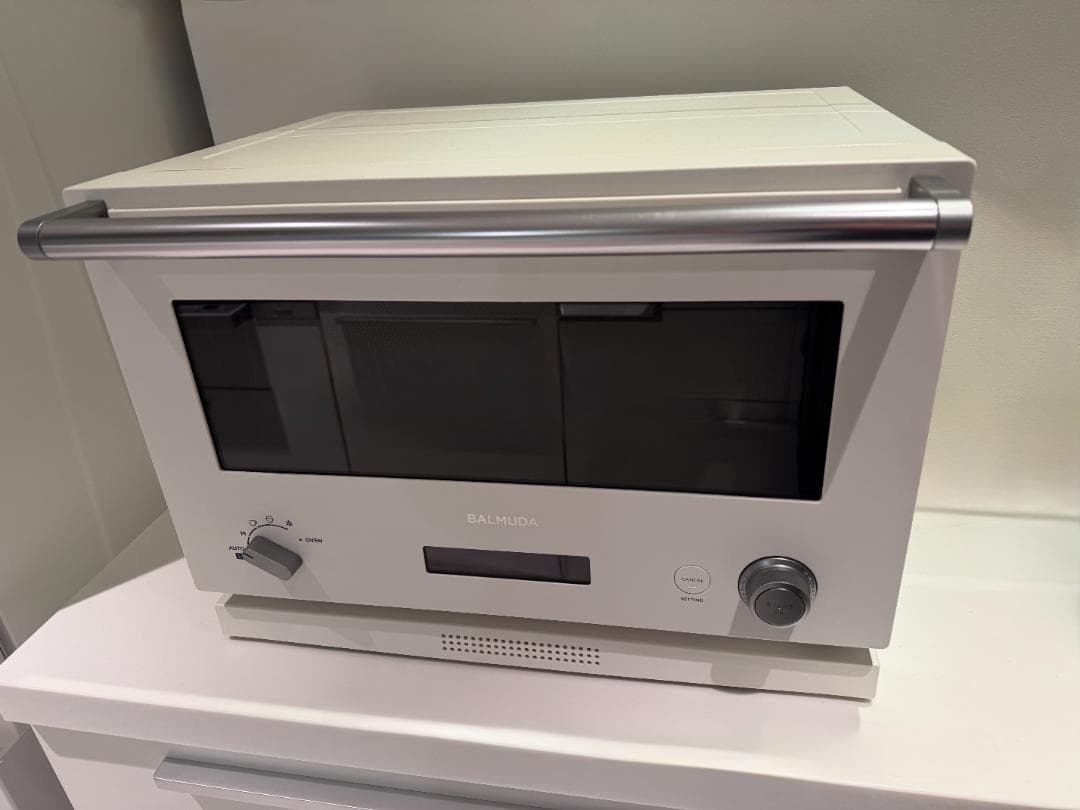 【美品】BALMUDAオーブンレンジ　K04A シリーズ　ホワイト