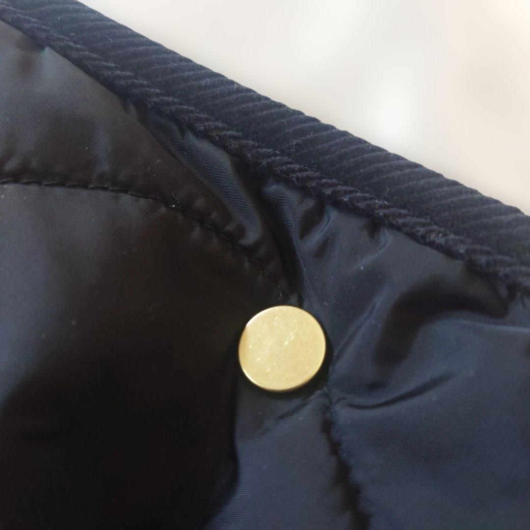 未使用☆23区 大きいサイズ【撥水加工】中綿 パディング ジレ ブラック 46