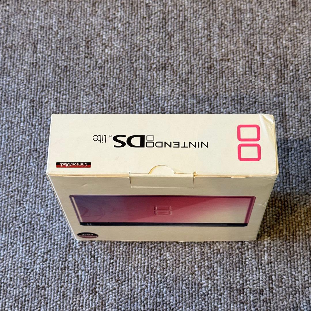 【未使用】ニンテンドーDS LITE クリムゾン・レッド 箱付き ①