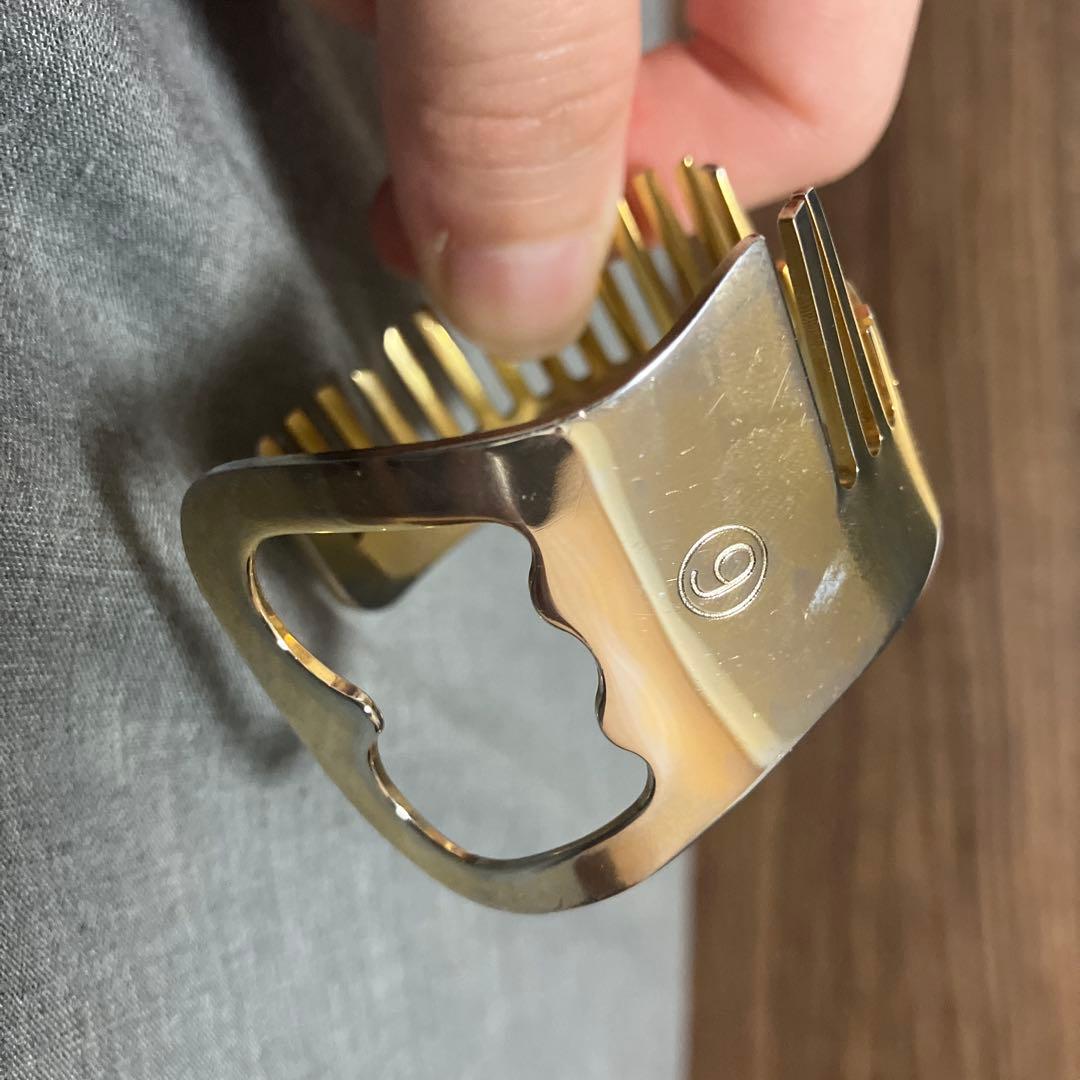 MM6 マルタンマルジェラ　コーム　バングル　ゴールド　マルジェラ