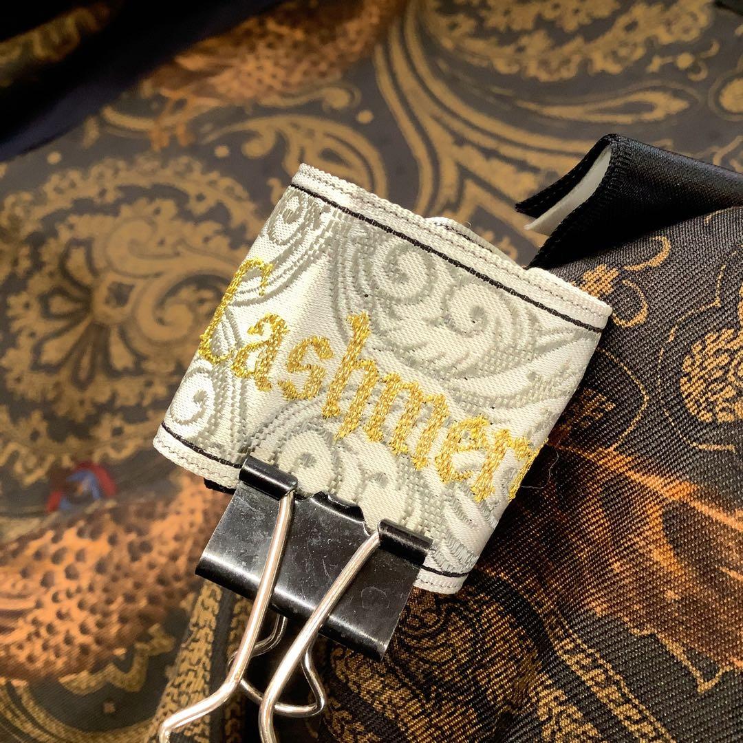 Cremona カシミヤ レトロ ロング コート ネイビー