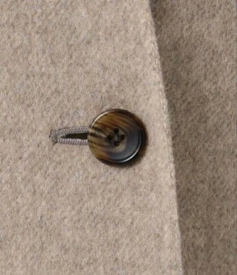 新品タグ付　23区マンテコ社　ウールリバーツイルノーカラーコート サイズ44