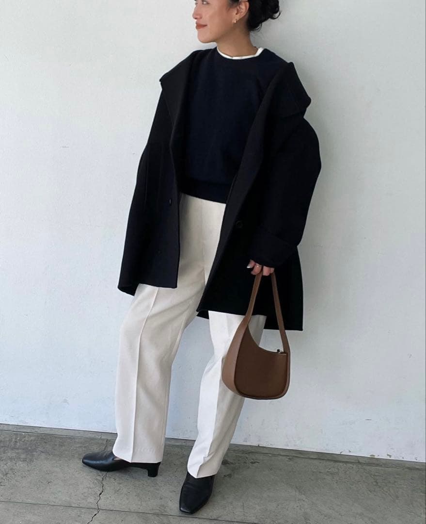 Na.e ナエ　石岡真実さん着用　ウールピーコート