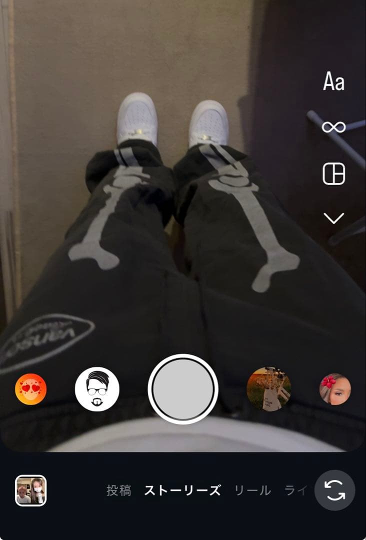 トップス vanson scull pants macra