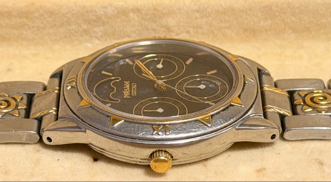 値下げ不可　希少 SEIKO PRESAGE 7F39-6070 コンビ
