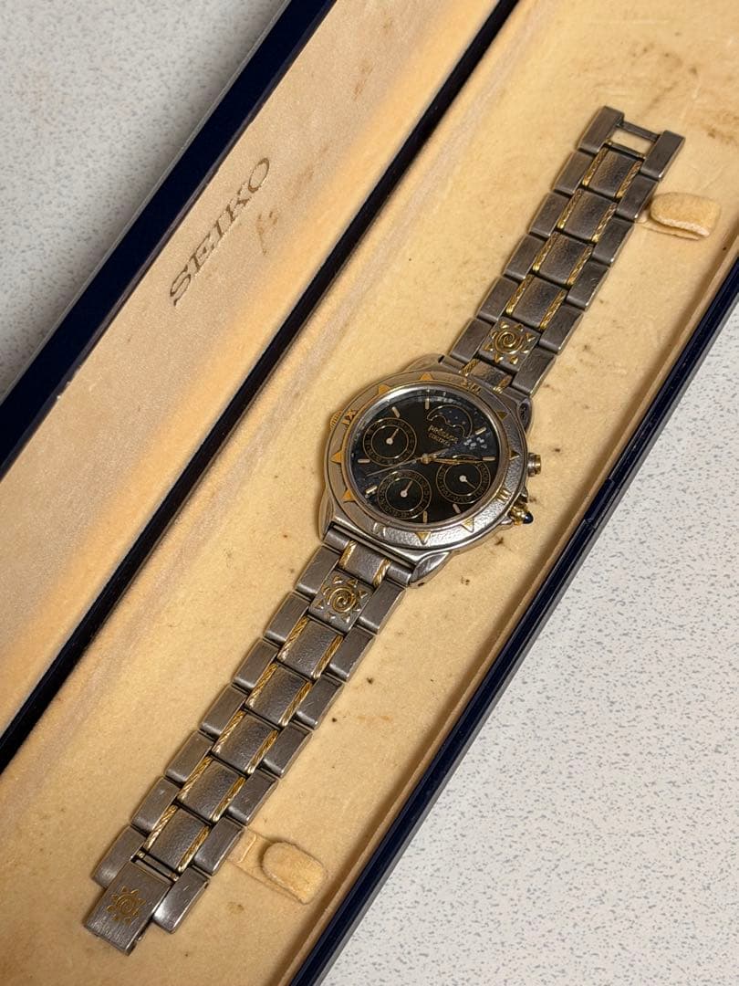 値下げ不可　希少 SEIKO PRESAGE 7F39-6070 コンビ