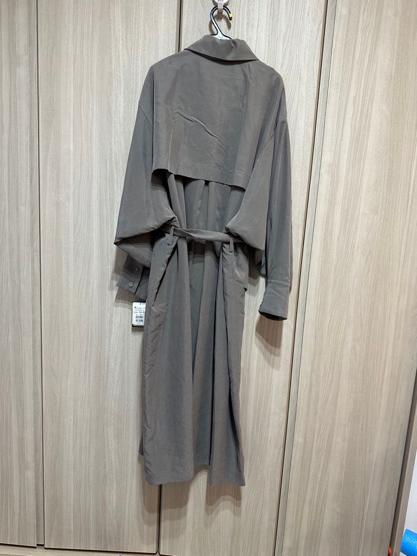 定価42000円aga ベルト付きグレーコート