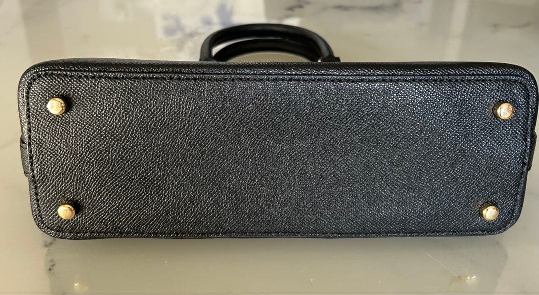 COACH ミニ シエラ サッチェル クロスグレイン レザー