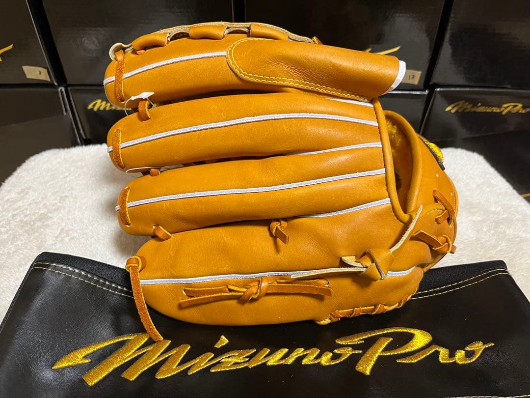 限定皮革USkipレザー　ミズノプロ　硬式　投手用　グローブ