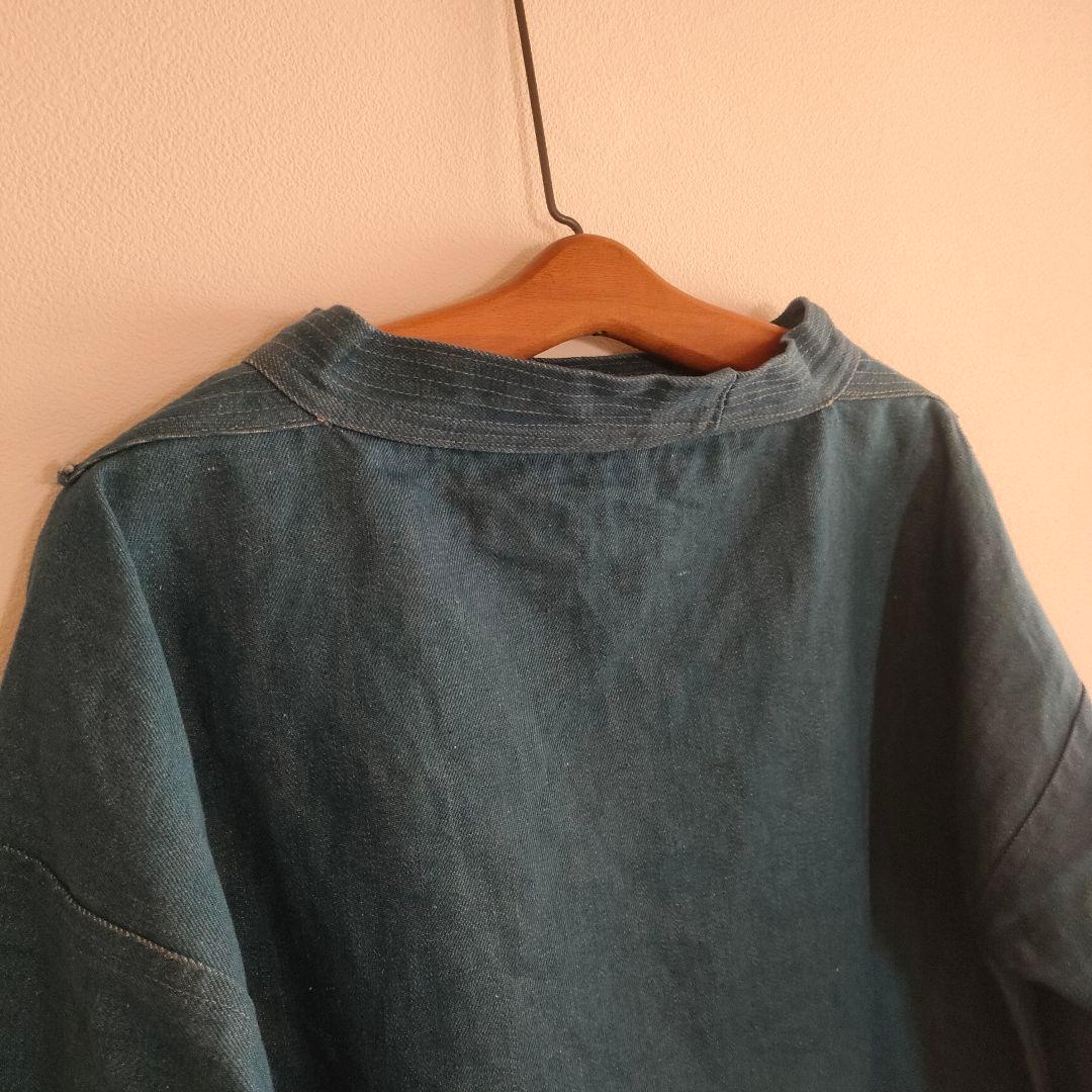 ジャケット・アウター BROWN TABBY WORKS denim fisherman smock