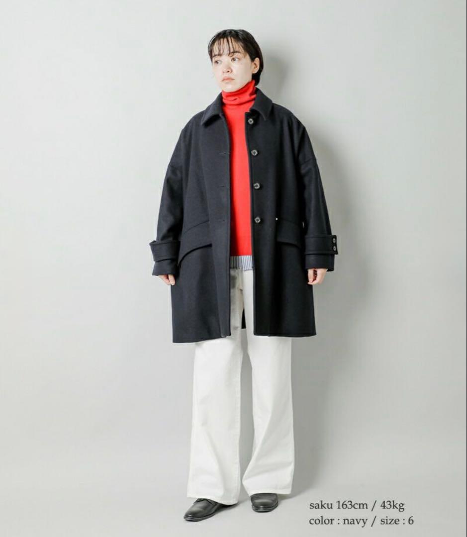 マッキントッシュ ハンビー IENA別注 ネイビー サイズ6