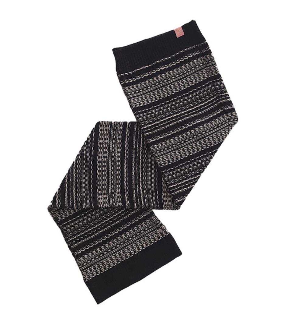 stina　tweed leg warmer / black　レッグウォーマー