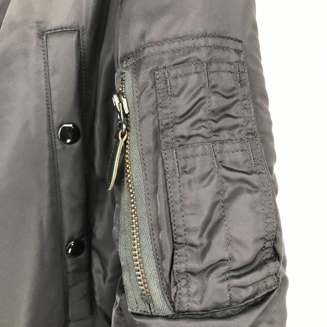 COOTIE N-3B L ブラック ラクーンファー