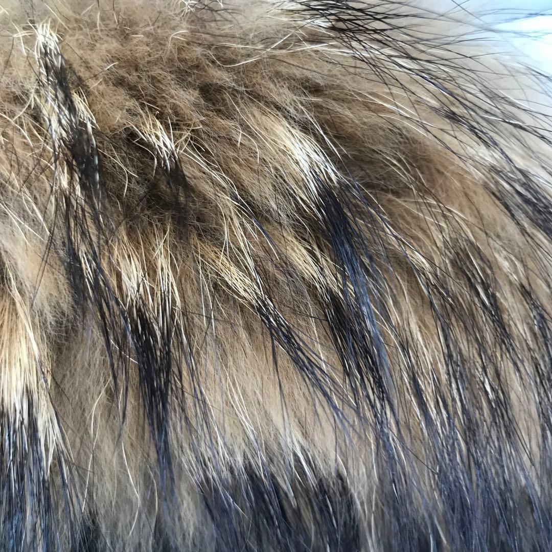 COOTIE N-3B L ブラック ラクーンファー