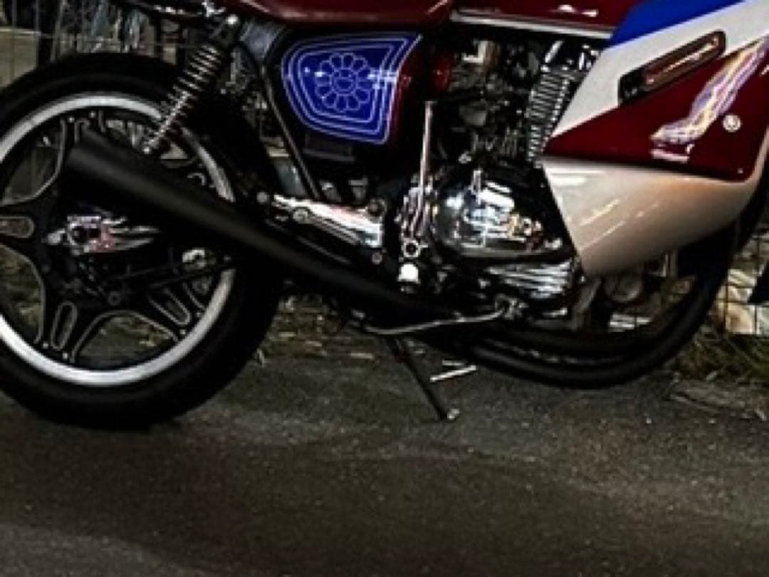 cb250t cb400t バブ　ホーク2 小鉄菅マフラー