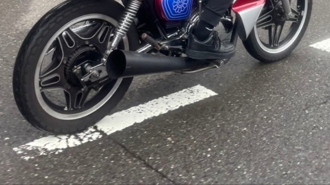 cb250t cb400t バブ　ホーク2 小鉄菅マフラー