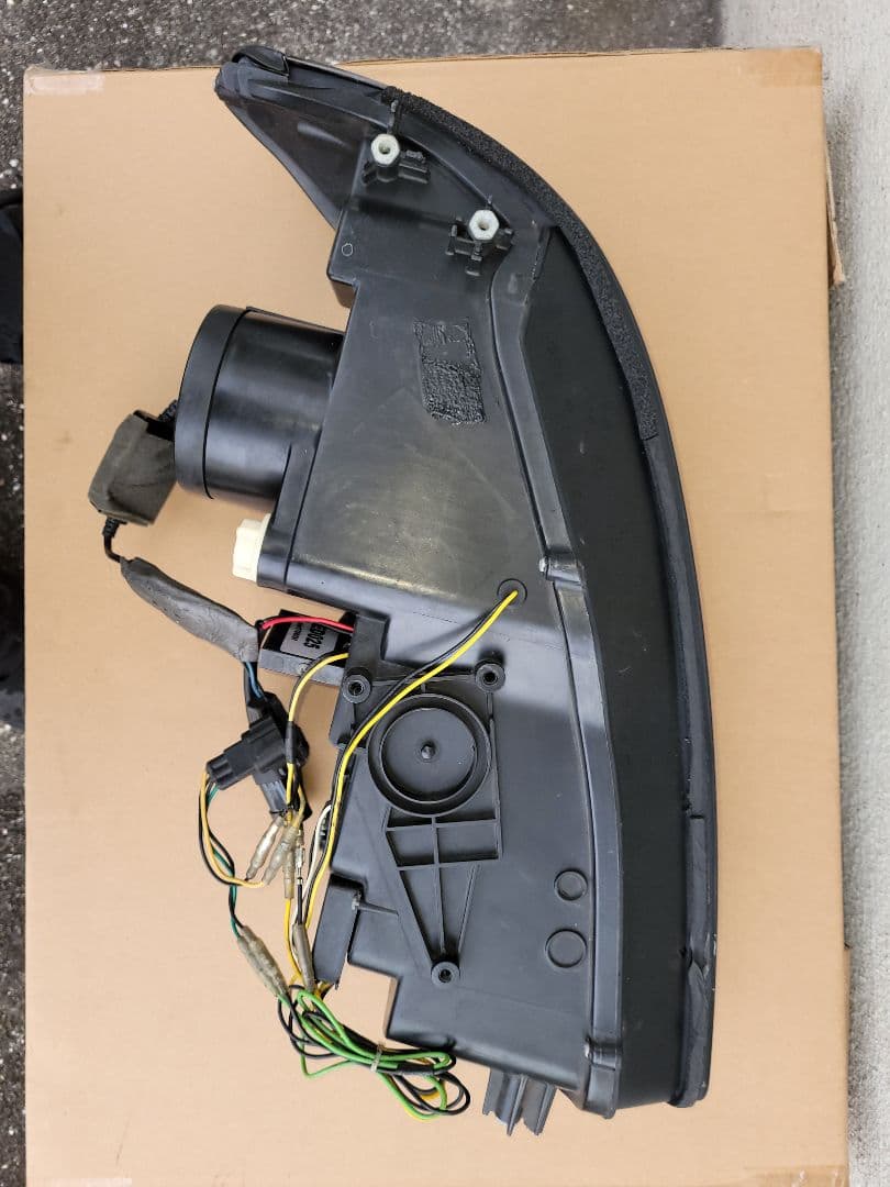 78WORKS　ファイバーLED ヘッドライトV4ブラック