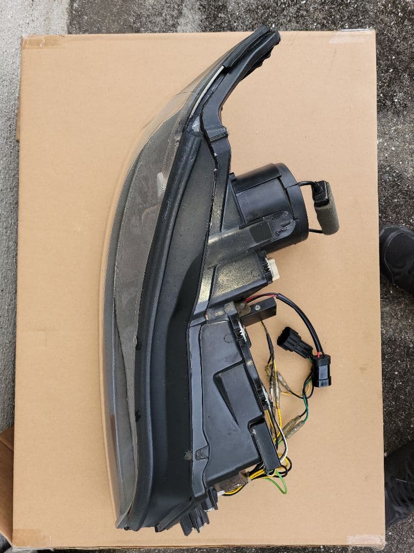 78WORKS　ファイバーLED ヘッドライトV4ブラック