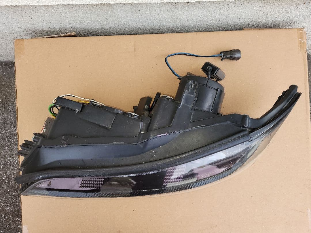 78WORKS　ファイバーLED ヘッドライトV4ブラック