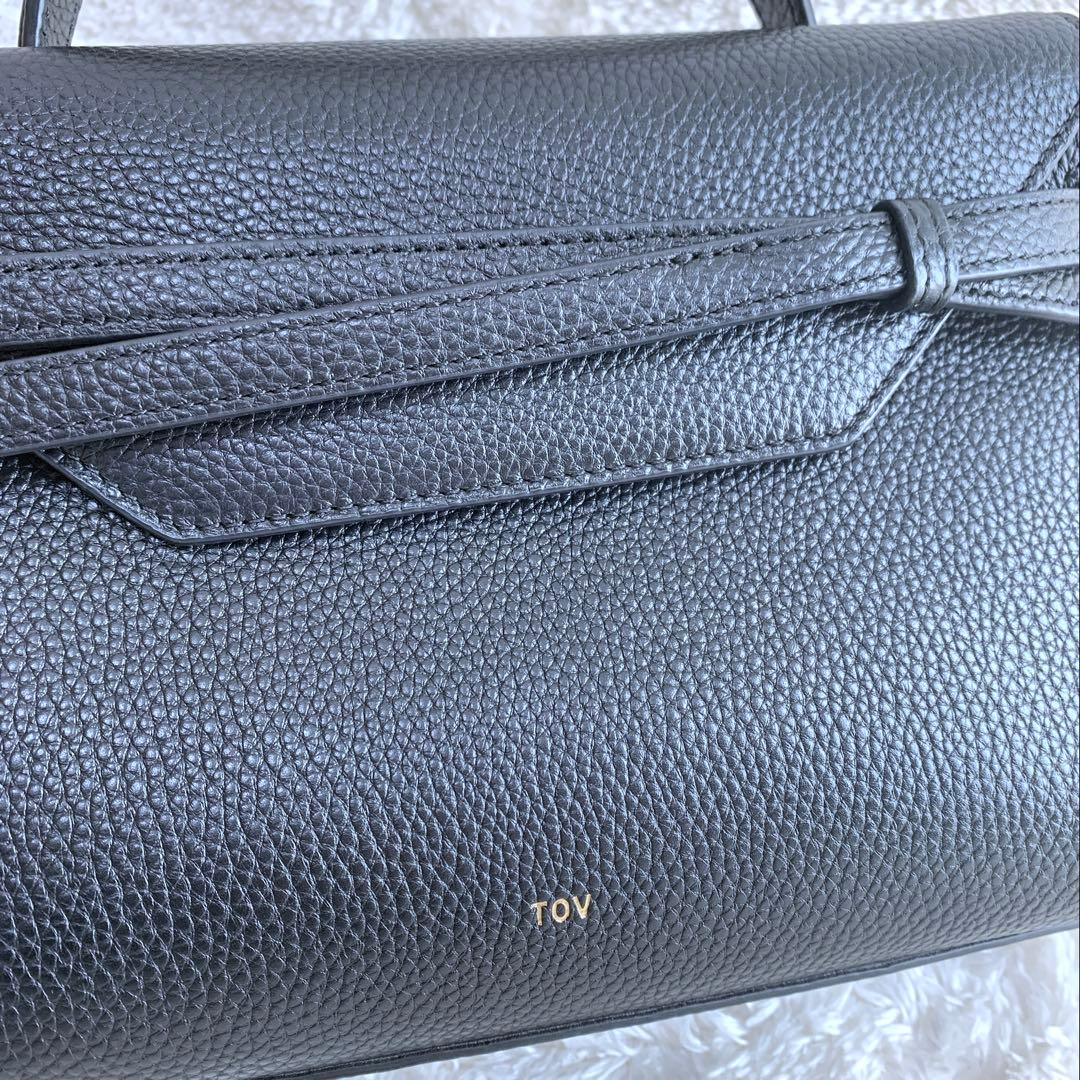 【ayaa】ほぼ未使用♪TOV トーヴ MIMI Mサイズブラックシボ革