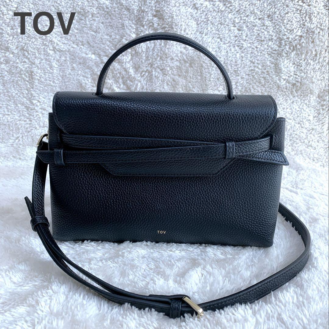 【ayaa】ほぼ未使用♪TOV トーヴ MIMI Mサイズブラックシボ革
