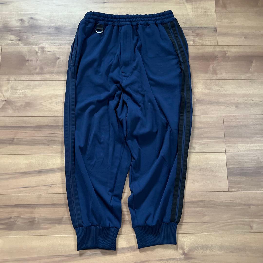 Y-3 サルエルパンツ　スリーストライプス　ネイビー