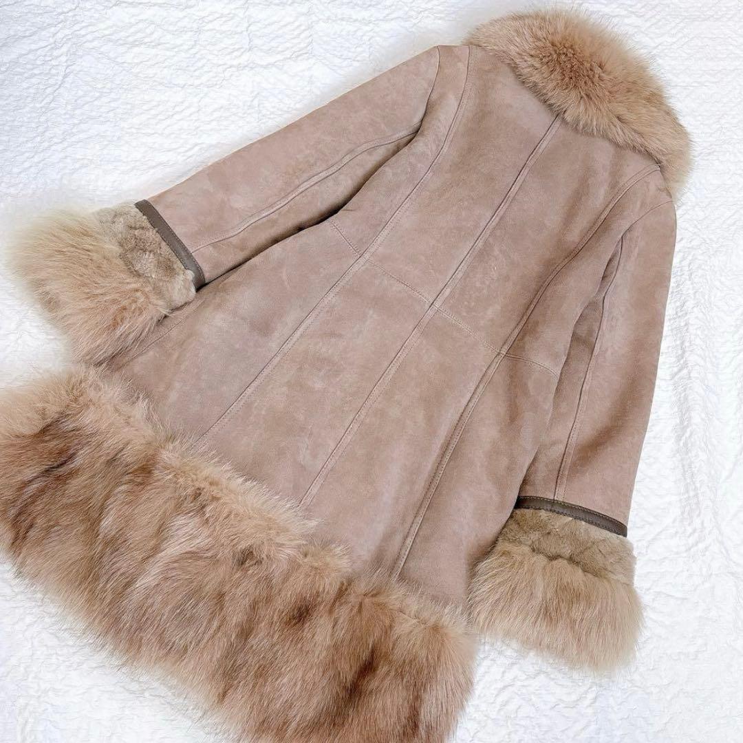 美品/定価25万✨ GRACE CLASSフォックスファー　ムートンコート