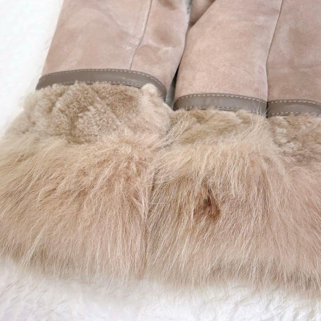 美品/定価25万✨ GRACE CLASSフォックスファー　ムートンコート