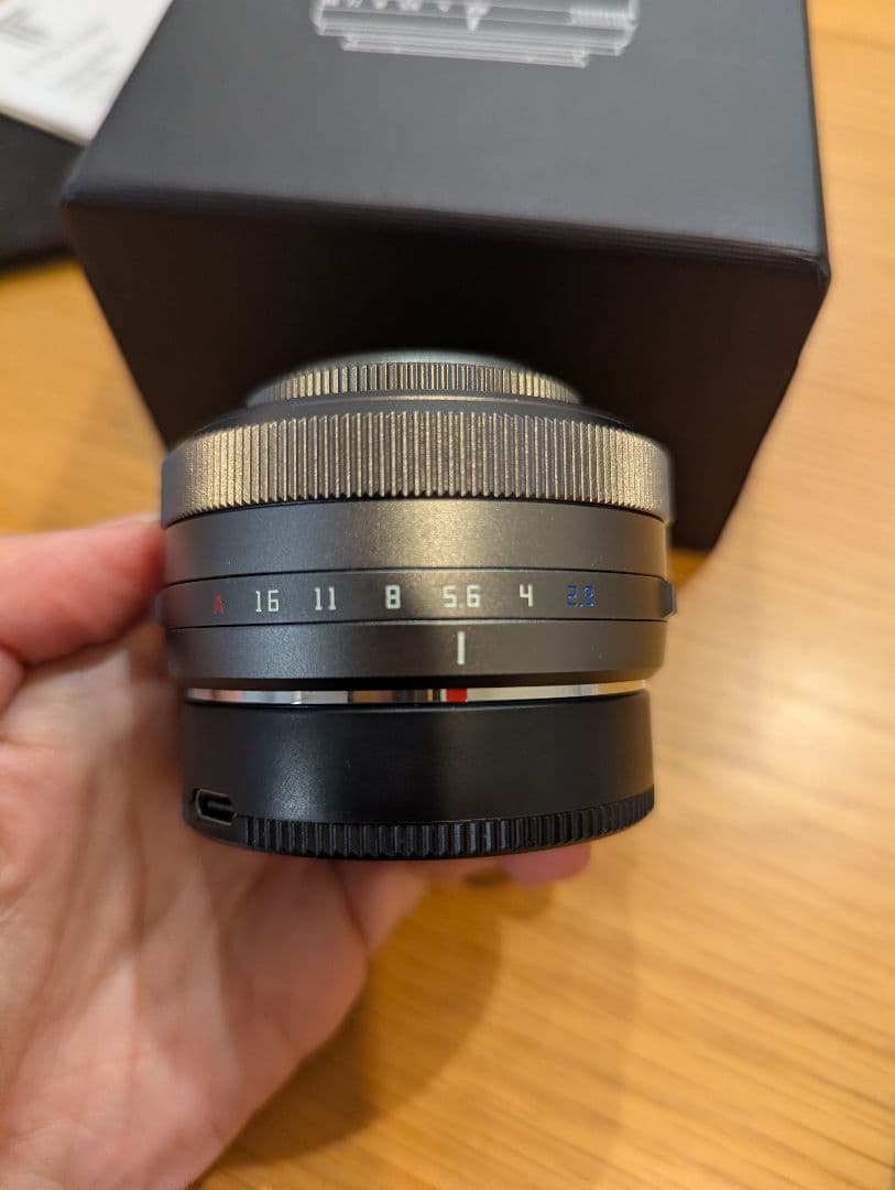 美品ttアルティザンTTArtisanAF 27mm f/2.8チタンブラック